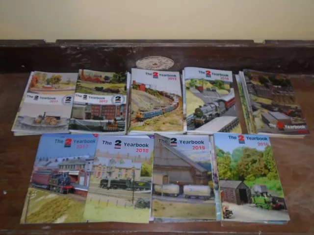 2mm Scale Association Magazines from 2011 to 2019 Including Year Books