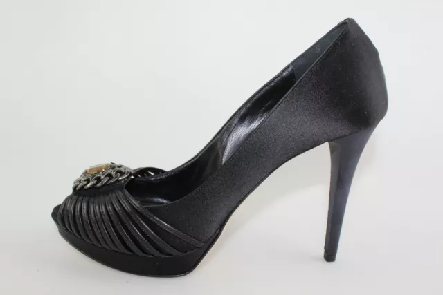 chaussures femme GIANCARLO PAOLI - 39 EU - escarpins noir satin DM967