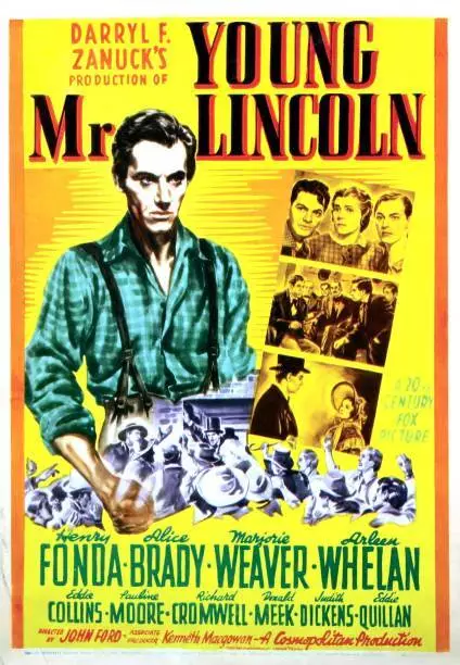 Young Mr Lincoln poster Young Mr Lincoln Henry Fonda on midg 1939 Movie Photo