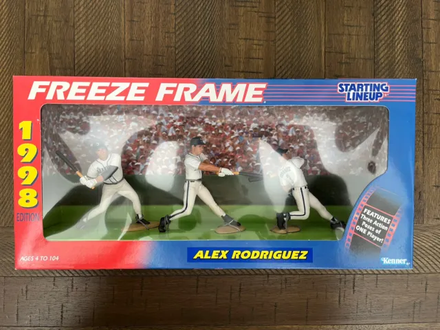 1998 Kenner Starting Lineup Alex Rodriguez Freeze Frame- Mint in Box
