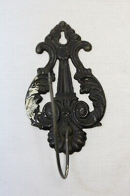 Vintage Cast Iron Victorian Paper Letter Receipt Holder Spike Pin Wall #2 -M10