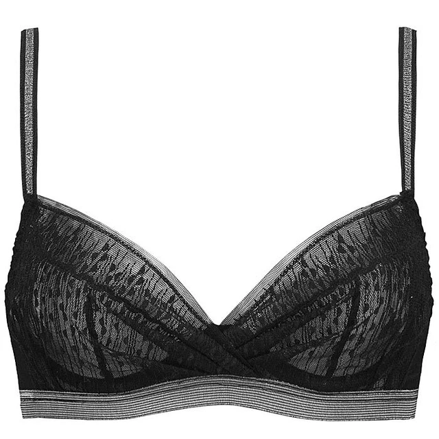 Soutien-Gorge Push-Up Simone Perele - Blanc Nacré - Taille FR90E/EU75E (ou FR100C/EU85C) - Neuf Avec Étiquettes