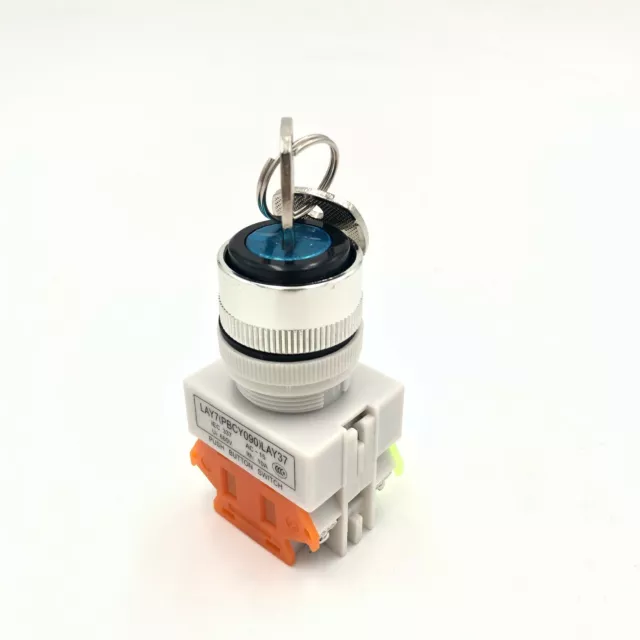 LAY37-11YX Ui:660V 10A 2 or 3 Position Rotary Key Lock Select Selector Switch