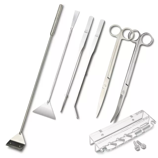Aquarium Fish Tank Starter Aquatic Algae Cleaning Tools Set, Pot Plant Clean Kit