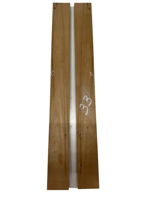 2 Pack,  Spanish Cedar Thin Stock Lumber Board -Wood crafts  30"x 3"x 7/8" #33