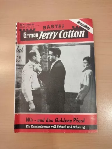 Jerry Cotton Bastei Band 59 Neuauflage Wir Und Das Goldene Pferd Top Zustand