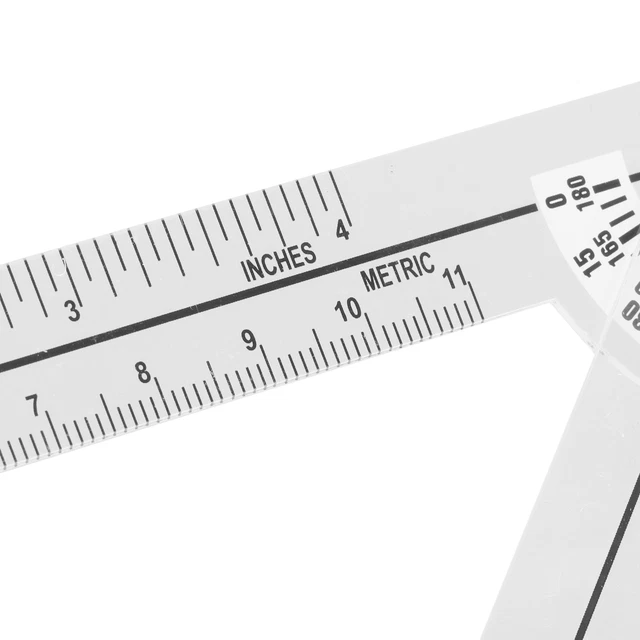 Angle Protractor Ruler 180 Degree Goniometer Joint Range Motion Protractor
