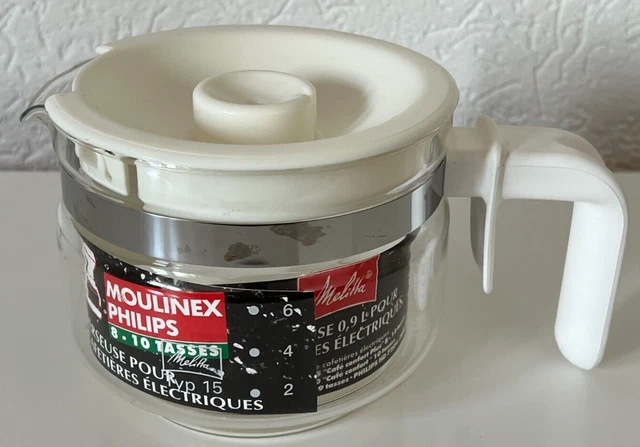 Verseuse De Replacement Codiac Pour Cafetière Moulinex - Blanc, 10-15 Tasses, Compatible Modèles 016-022-850 Etc.