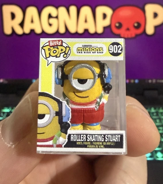 Funko Bitty Pop! Minions – Pack De 4 Figurines, Stuart Patin, Bob Pyjama, Kevin Kung Fu + Mystère, 2,2 Cm, Collection