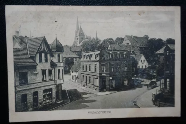 AK Fröndenberg 1914 Geschäft Straße