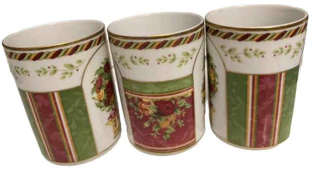 Lot of 3 Royal Albert Old Country Roses 2006 Seasons of Color Fine China Mug