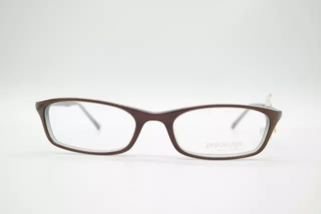 Vintage Pro Design Denmark 5019 Braun Grey Oval Sunglasses Frame NOS