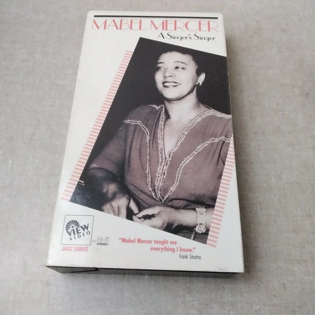 1986 MABEL MERCER A Singer's Singer VHS £12.92 - PicClick UK
