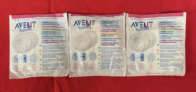 Avent Naturally | 2 almohadillas desechables ultra cómodas | 3 paquetes de 2 | SW77