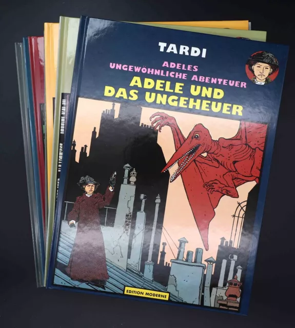 ADELES ungewöhnliche ABENTEUER Nr. 1-9 HC Comic Album Edition Moderne TARDI