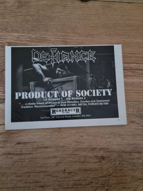 Tnewm25 Advert 5X8 Defiance: 'Product Of Society'