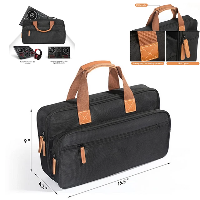 For Pioneer DJ DDJ-200/Numark Party Mix II Small DJ Controller Storage Bag Case