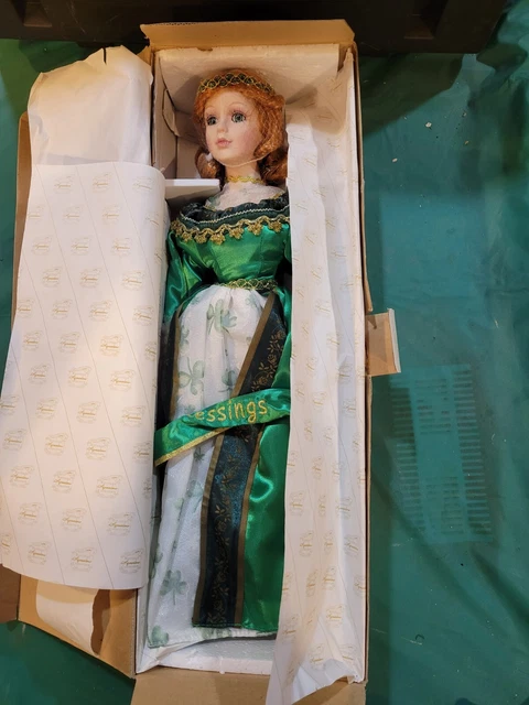 Heritage Signature Collection Porcelain Doll "Glenna Irish Angel"