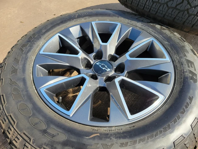 20& CHEVY TAHOE Silverado Trail Boss OEM wheel rim GMC 5919 SPARE 2021 ...