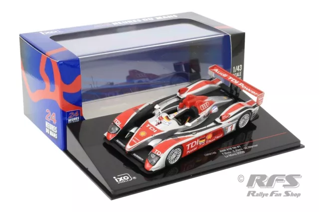 Audi R 10 TDI 24h Le Mans 2008 Biela Werner Pirro 1:43 IXO LMM 146 NEU OVP NEW