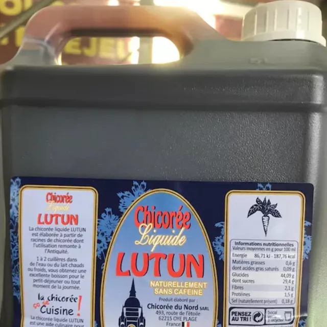 LUTUN Concentrato Cicoria Liquida, Sciroppo Naturale Cucina 5 Litri