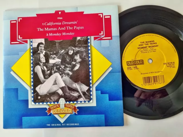 The Mamas & the Papas - California dreamin'/ Monday Monday 7'' Vinyl UK