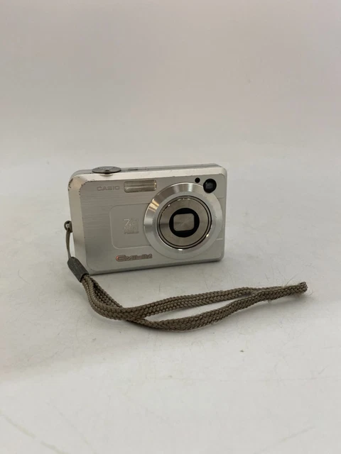 Casio Exilim 7.2mp Compact Digital Camera Working (No Charger) (AN_4650)
