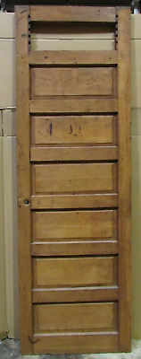 Antique Single Mexican Old Door-#121-Vintage-Primitive-Rustic-30x91.5 in