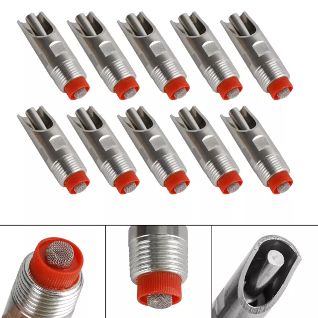 10Pcs Stainless Steel Drinker Waterer Tools 1/2" NPT Thread Pig Hog Automatic