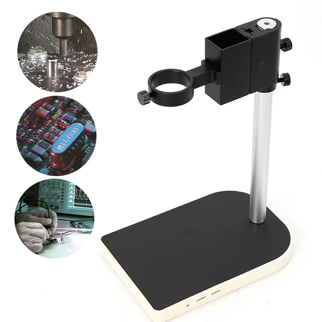 Large Stereo Arm Microscope Table Stand Lab Monocular Stand 42mm Ring Heavy Duty