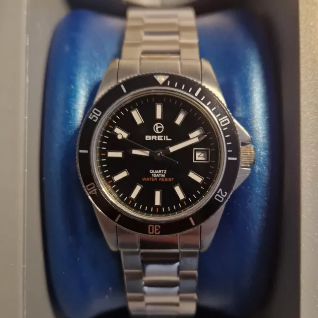 OROLOGIO BREIL MANTA Quarzo Vintage 2519580297 Diver Sub Mariner