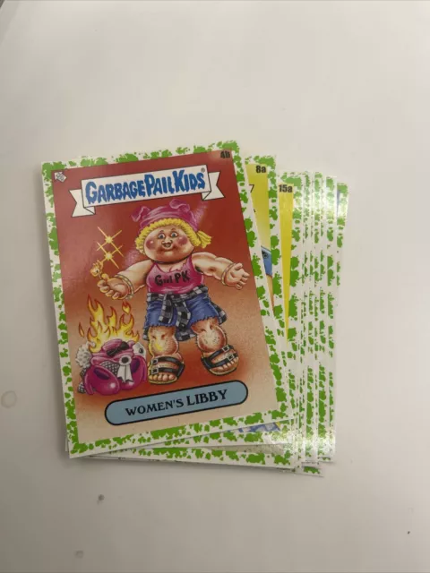 GARBAGE PAIL KIDS 2020 35th ANNIVERSARY PICK-A-CARD GREEN PARALLEL GPK 35 YEARS!