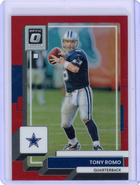 Tony Romo 2022 Donruss Optic Red Prizm 96/99 Cowboys