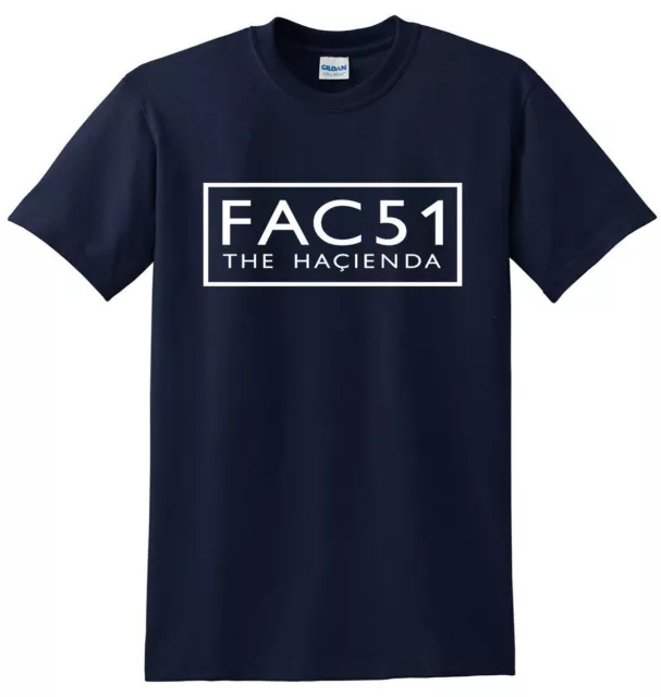 Fac 51 T-Shirt Rave Hacienda Factory Records Dance Music Joy Happy Mondays Rose