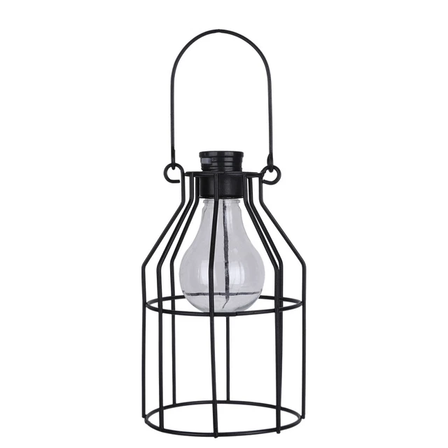 Solar Power Lamp Solar Lawn Light Solar LED Lights Portable Lantern Wrought Iron
