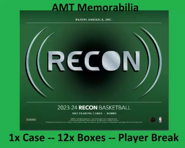 CJ MCCOLLUM NEW Orleans Pelicans 2023-24 Panini Recon 1X Case 12X Box ...