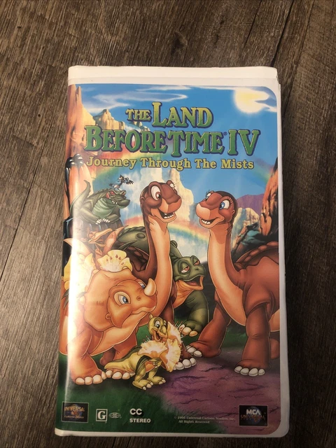 THE LAND BEFORE Time IV: Journey Through the Mists (VHS, 1996 ...