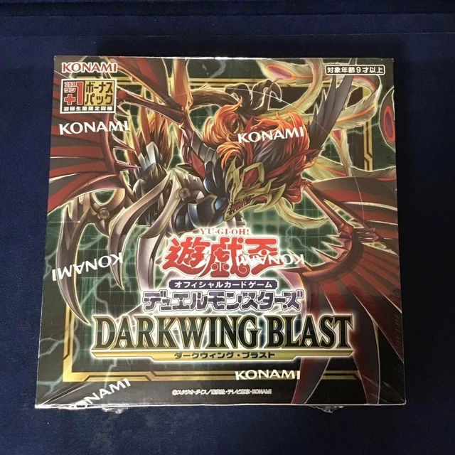 Yugioh OCG Duel Monsters DARKWING BLAST Booster Box +1 Bonus pack with shrink