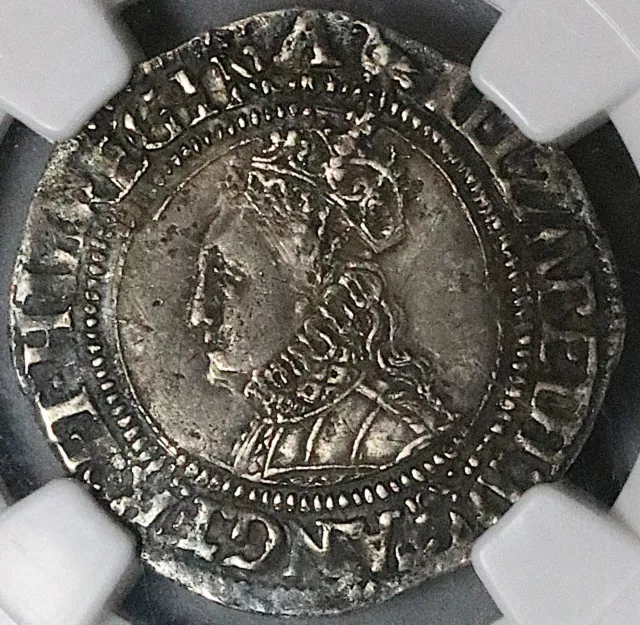 1560 NGC XF 40 Elizabeth I 4 Pence Britain England Groat Coin S-2556 (24011301D)