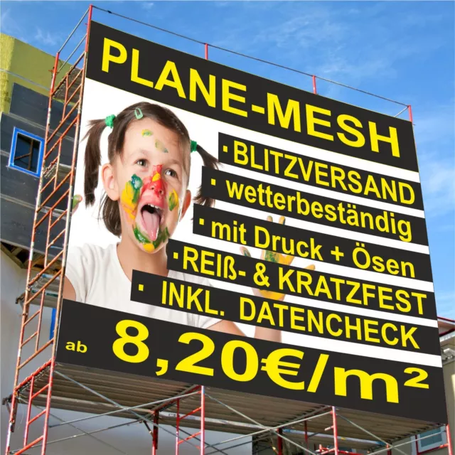 Mesh Werbebanner Werbeplane LKW PVC Plane Banner Digitaldruck Werbeplakat Druck