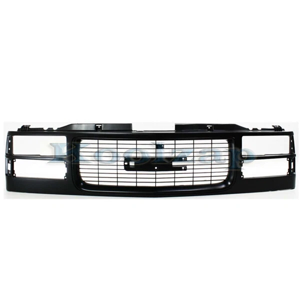 For 94-00 C/K Series Pickup Truck 94-99 Yukon Front Grille Grill Assy Black Q
