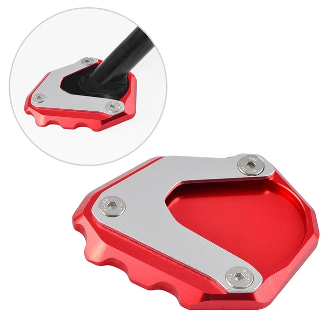 CNC Red Kickstand Side Stand Plate Extension Pad For BMW R nine T 2014 2015 2016