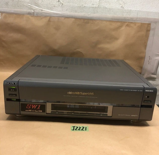 SONY ビデオ8&VHS WV-SW1 ジャンク SONY ビデオ8&VHS WV-SW1 ジャンク