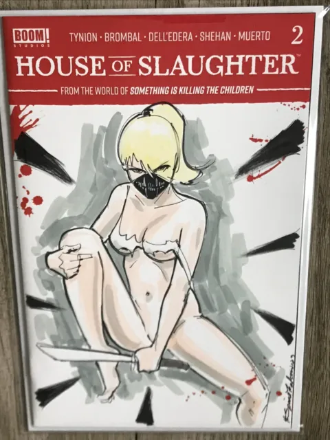 House of Slaughter Erica Blank Cover original Art Sketch Nude Artwork SIKTC