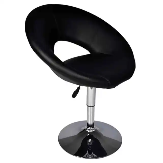 Tabouret de bar noir similicuir vidaXL