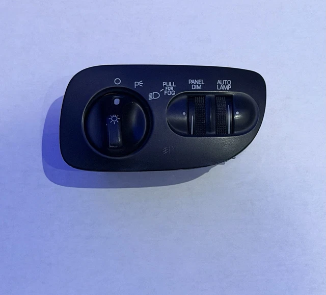 OEM Ford F-150 Expedition Headlight Dimmer Switch (1997-2003) – Black Rotary Dash Replacement, Fog Compatible