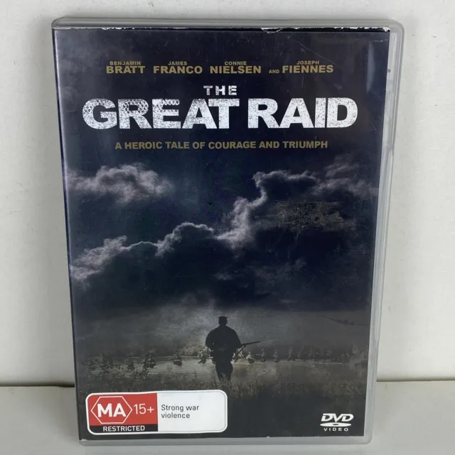 The Great Raid DVD Region 4 Ex Rental James Franco Benjamin Bratt Robert Mammone