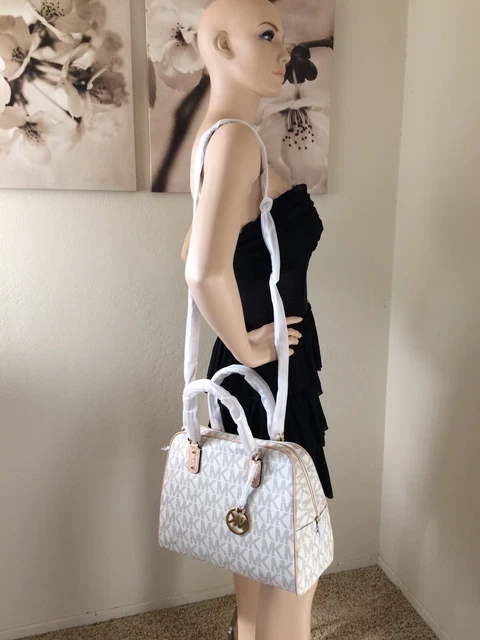Michael Kors Signature Vanilla LG Satchel