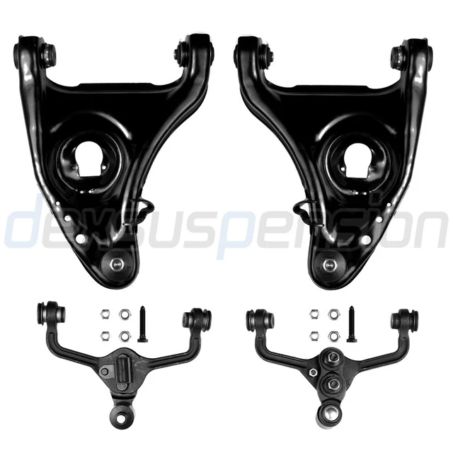 4x Front Upper and Lower Control Arms Fits 1995-2001 2002 Mercury Grand Marquis