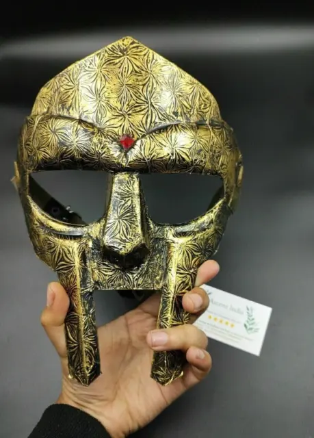 MF Doom Mask Mad-Villain Mask Cosplay Roleplay Halloween Party Mask